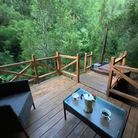 Refugio Minicabaña en medio del bosque con tinaja opcional