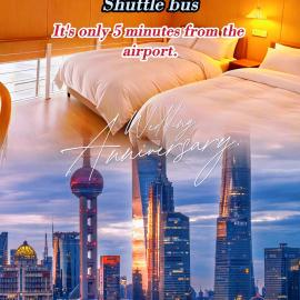 Disse Graffiti International Hotel Shanghai, 24 Hours 7 Days Free Airport Shuttle Service, 500 Meters Straight Ahead From The Airport Terminal, hotelli kohteessa Shanghai