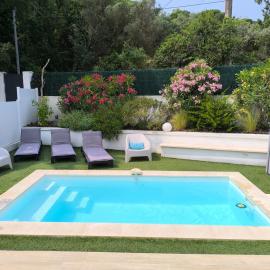 Maison climatisée, au calme avec piscine privée, proche plages et centre village