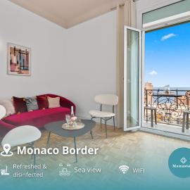 Vue mer et Monaco - Spacieux et Typique - GN