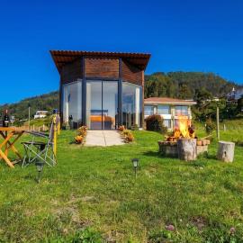 Cabaña Pantano de Vargas con fogata y parrilla privado