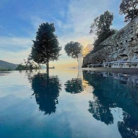 Luxury Minimalist Villa Pool Seaview Liguria