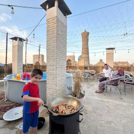 Bukhara में, होटल GOLDEN TERRACE With Restourant Everyday party master class cooking