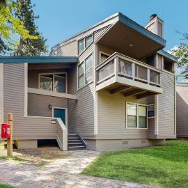 Feel at home in Tahoe with private beach access sauna & lakefront pool