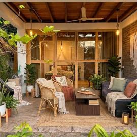 Arcadia villas Arugambay、アルガムベイのホテル