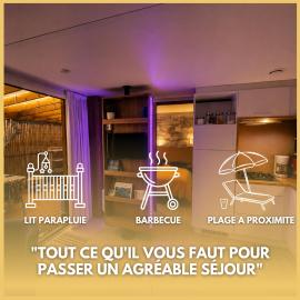 Charmant cocon avec grande terrasse - bord de mer