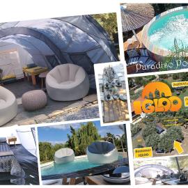 Summer IGLOO by the sea in COCOland, hotell i Pálioura