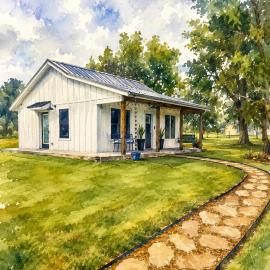New Lux Cottage by Lake, King bed, Full Kit, Wi-Fi, hotel in Shawnee