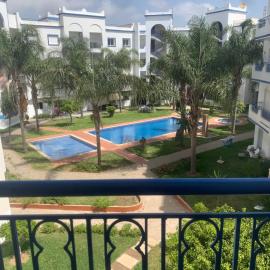 Appartement familial avec piscine à Martil