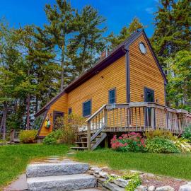 Appalachee Pond Waterfront Cottage | Decks, Sunroom, Dock with Kayaks & Canoe