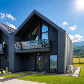 Dom Czarna Owca - widok na góry, sauna, hotel a Karpacz
