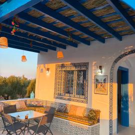 Le Paradis des Oliviers - La Maison Bleue, hotell i Al Medou