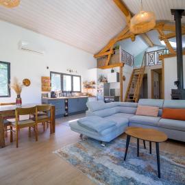 Maison de vacances avec grand jardin dans les Landes entre Lac et Océan