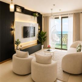 Nova Stays 1-Bedroom Apartment with Private Pool & Uninterrupted Seaview