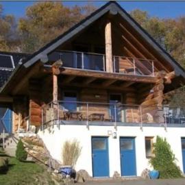 Rursee Chalet mit Wellnessbereich, Balkon, Seeblick und Garten für 8 Personen, 2 Hunde, hotel a Simmerath