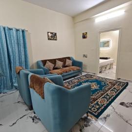 Kalpavrukksha Luxury Service Apartment Unit 3- Lavish Hall, Smart TV, 2 Bedroom attached washroom fully functional kitchen and Utilities and A balcony with great landmark view