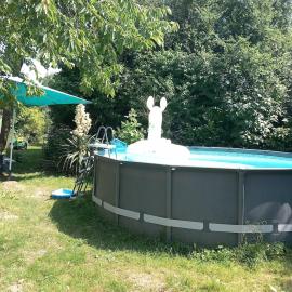 Tiny house with big pool!