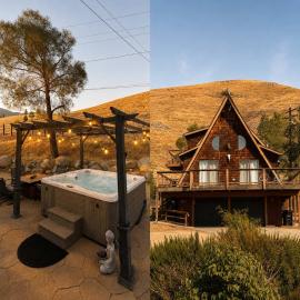 Hot Tub, Mountain Views, EV Charger, Private Beach, hotel in Kernville
