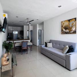 Home 365 Mérida Fresco y cómodo departamento 2 recámaras climatizado