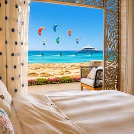 Mangroovy Seafront condo - Great Kite Surfing, hotel in Hurghada