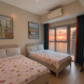 Cozy Seaview 3BR with Free 2 Pools and Gym Access Near Okada MOA and NAIA