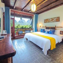阳朔赴山海翠影楼酒店遇龙河景区店Yangshuo Scenic Mountain Retreat