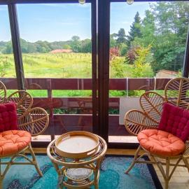 Studio cosy avec terrasse et barbecue à Cazaubon - 28 m²