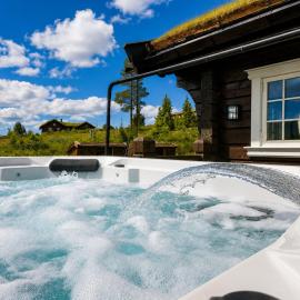 Dream mountain cabin with jacuzzi and views, hôtel à Gol