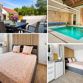 Les 4 AS de Jaunay, Intime, Jacuzzi, hotel in Jaunay-Clan