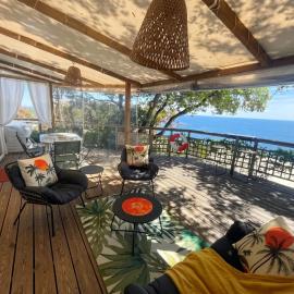 Bungalow à Saint-Raphaël avec Piscine et Vue Mer, hotel in Saint-Raphaël