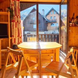 Studio chaleureux à Thollon-les-Mémises - 20 m² avec vue