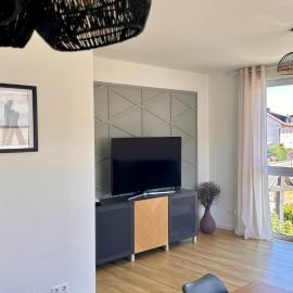 AMAO-Grey - Spacious Family Apartment - 6 Guests - Parking, hotel v destinácii Rheinhausen