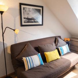 Studio douillet à Puy-Saint-Vincent, 16 m², vue sur la montagne.