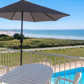 Appartement vue mer et piscine à Guidel - 42m² - Tennis