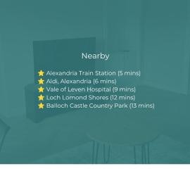Cozy 3 BDR in Glasgow Sleeps 6 Parking