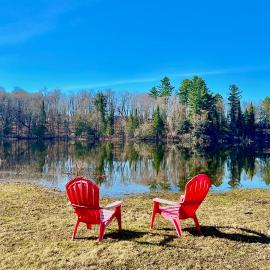 Magnetawan में, होटल Quiet Bay Lakeside Escape
