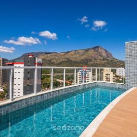 Studio em Cond. c/ Piscina no Centro MSU0406