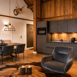Stylish Loft Apartment with Mountain View near the Lake
