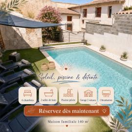 Maison familiale avec piscine privée
