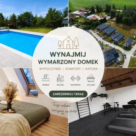 Domek Reset Kaszuby - Basen, Jacuzzi, Sauna, Siłownia, hotel en Łączyno