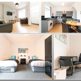Leigh 2-Bedroom House Near Haydock & Wigan, hotel em Leigh