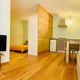 Spacious, renovated studio apartment in the center of Pragelato, hotel in Pragelato