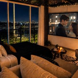 Hércules에 위치한 호텔 Loft mágico duerme bajo las estrellas y disfruta cine privado