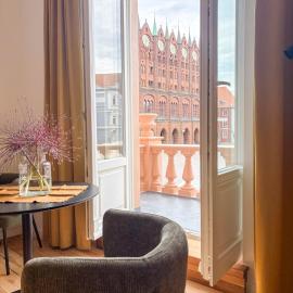 Apartments am Alten Markt、シュトラールズントのホテル