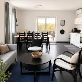 Villa Birke with pool and sea view floor two, hotel en Milna
