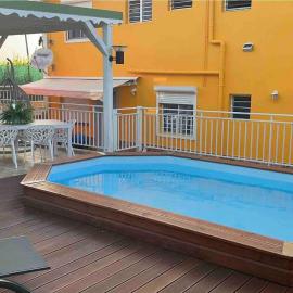 Appartement charmant à Les Abymes avec piscine privée, 60m²