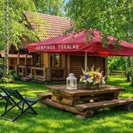 Cēsis में, होटल Camping Oskalns