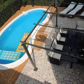 Welcoming Villa in Vantačići with Pool and Sea View