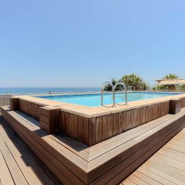 2 Pièces, plage à 5 min à pied, piscine parking, hotel Vallauris-ban