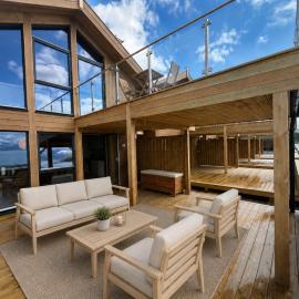 Quiet premium cabin by the sea - Sommarøy